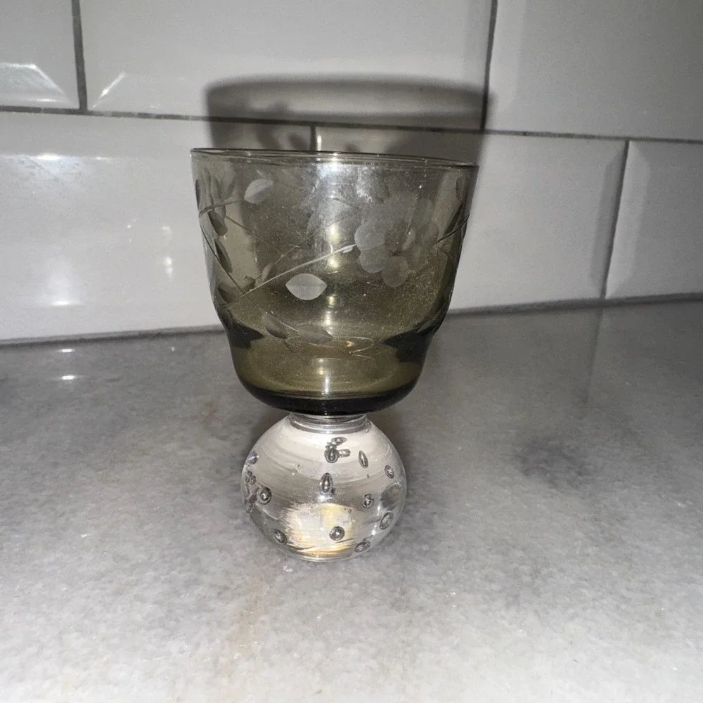 Serax ETERNAL SNOW S STEM GLASS‎ IN SMOKEY GRAY